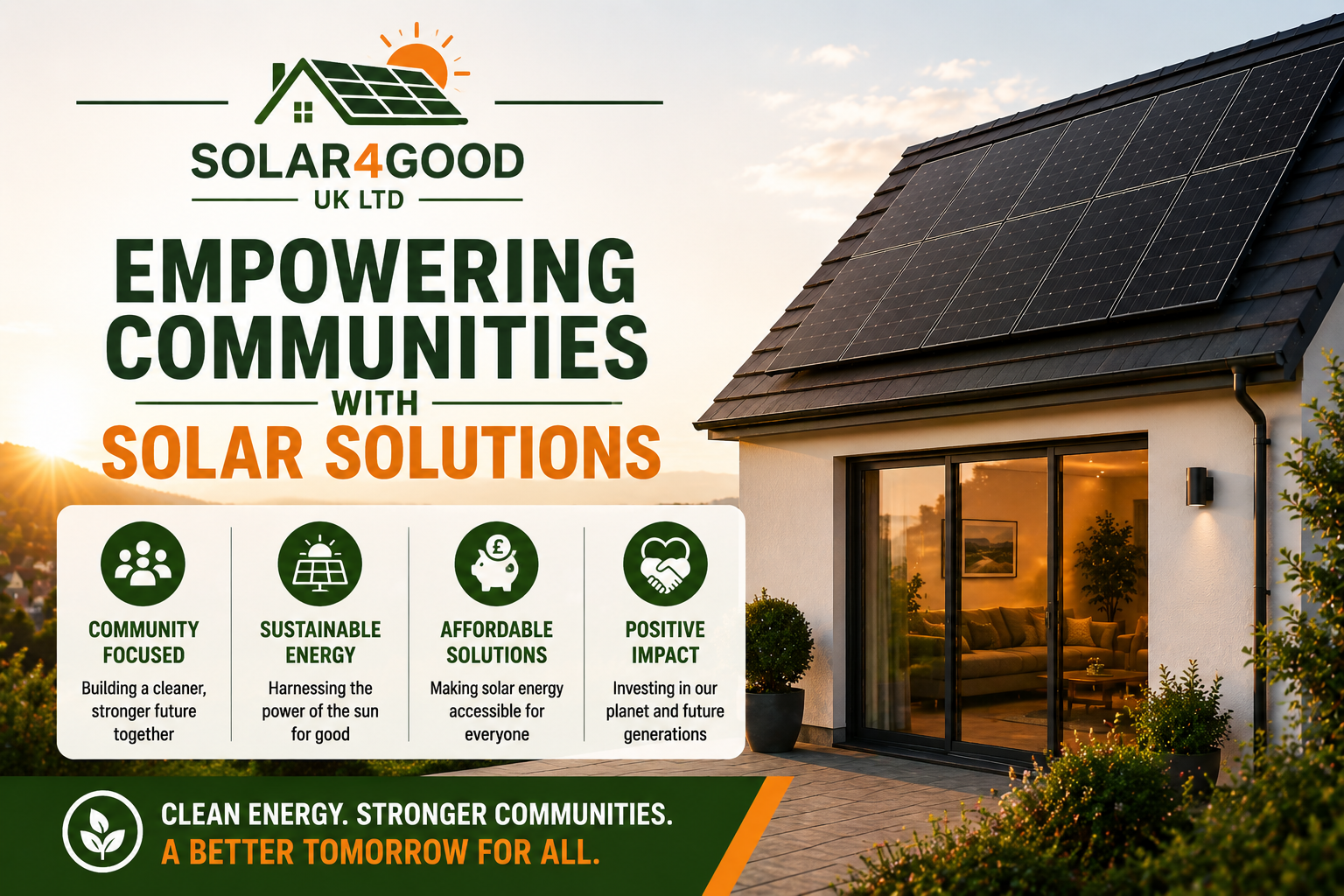 Solar4Good UK LTD: Empowering Communities with Solar Solutions