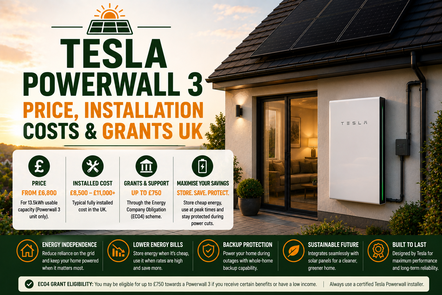 Tesla Powerwall 3 Price, Installation Costs & Grants UK
