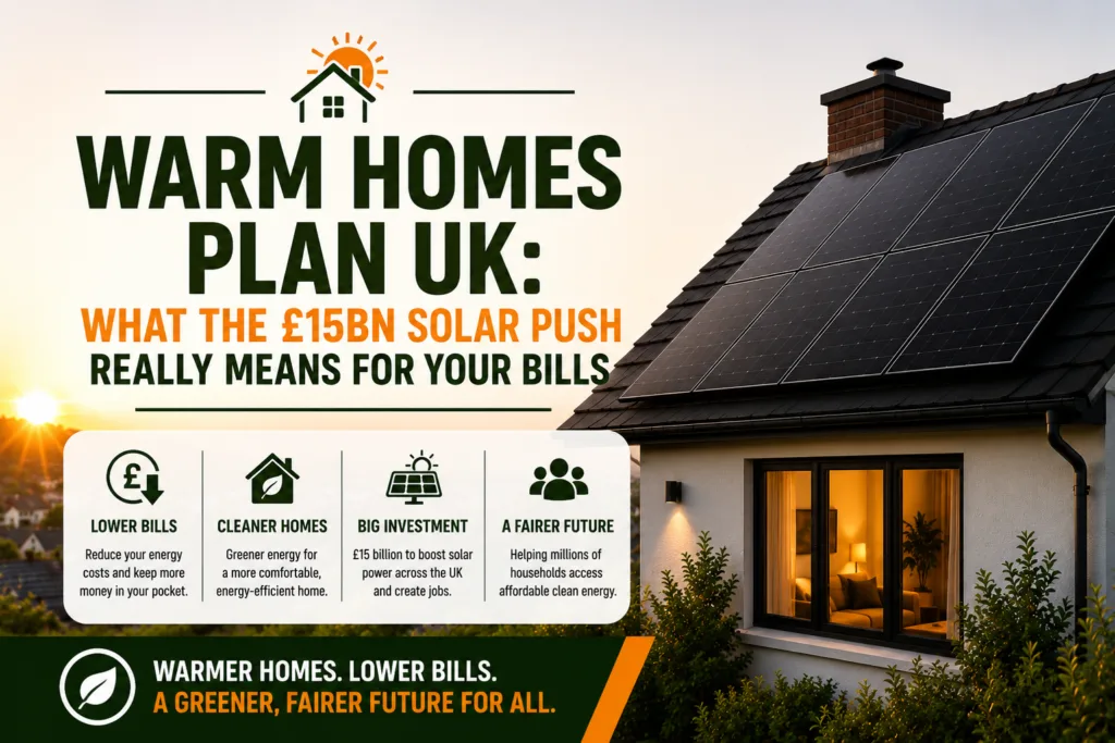 Warm Homes Plan UK: What the £15bn Solar Push Really Means for Your Bills
