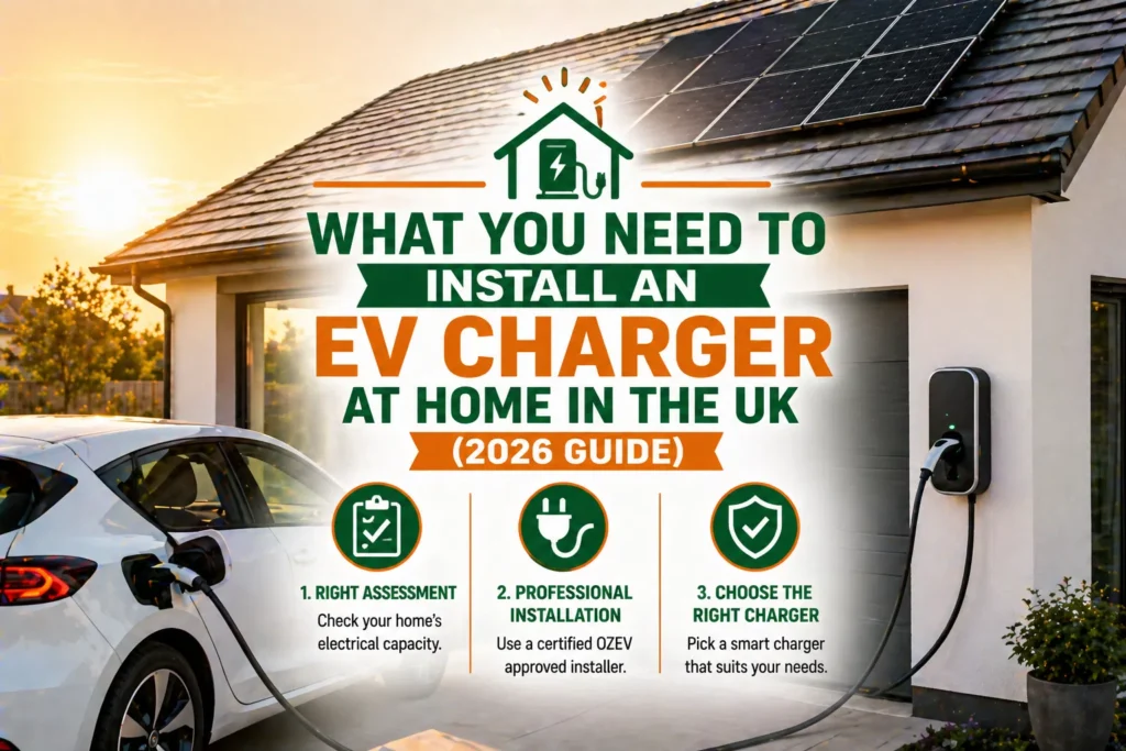 What You Need to Install an EV Charger at Home in the UK (2026 Guide)