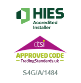 HIES and Approved Code accreditation badge