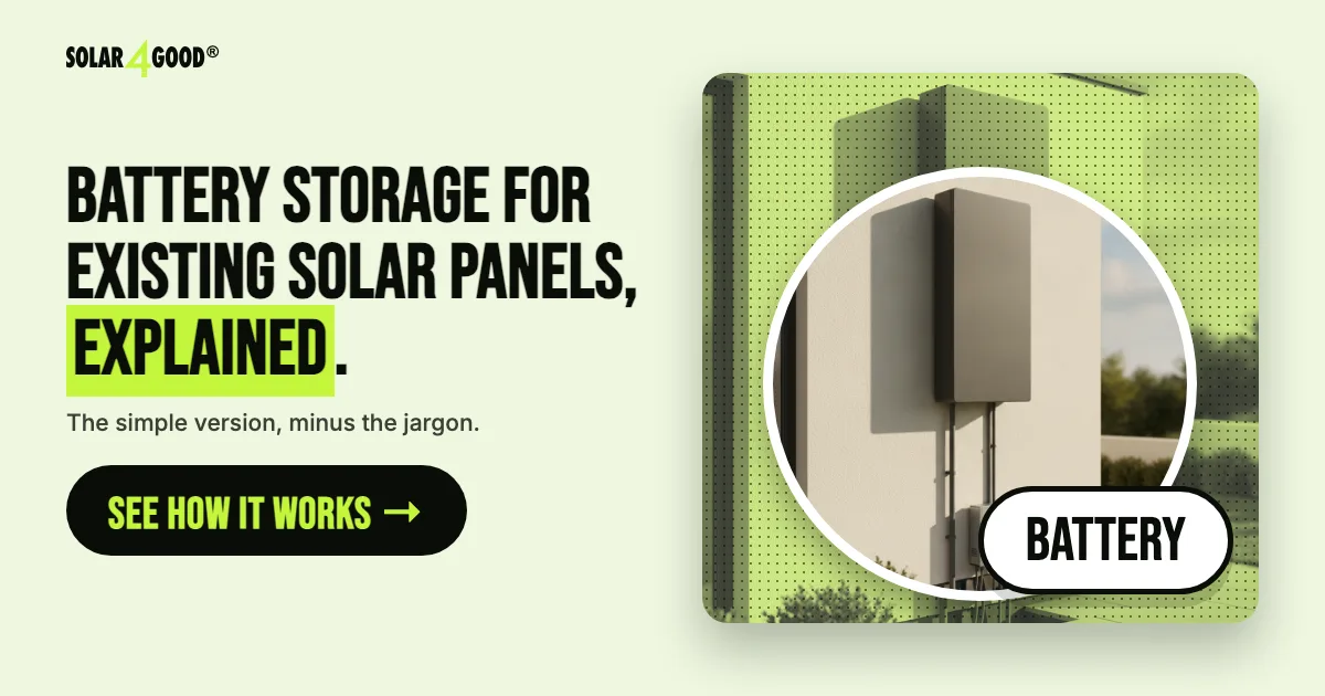 Battery Storage for Existing Solar Panels: UK Retrofit Guide 2026