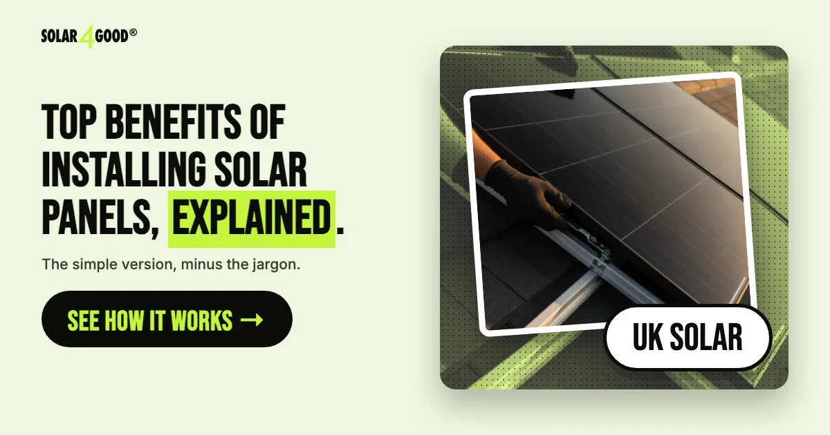 Top benefits of installing solar panels on your home