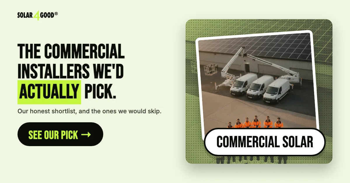 Best Commercial Solar Installation Companies in the UK| 2026