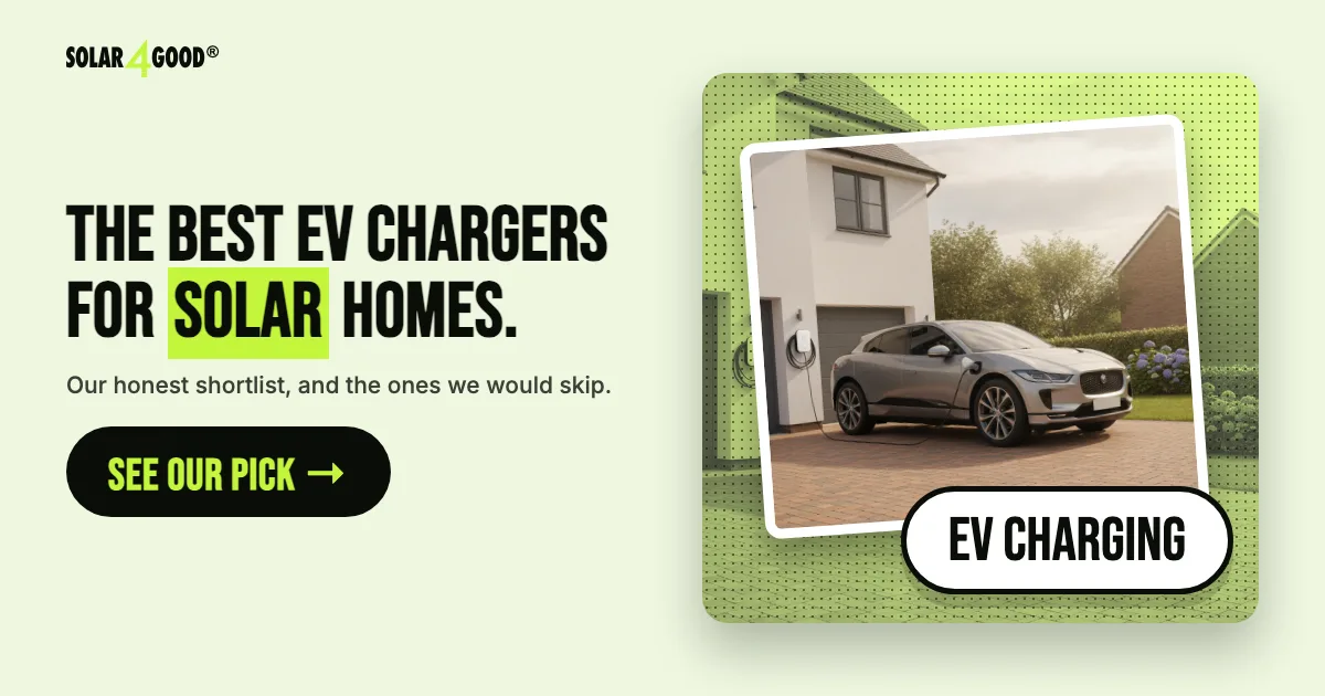Best EV Chargers for Solar Panels in the UK