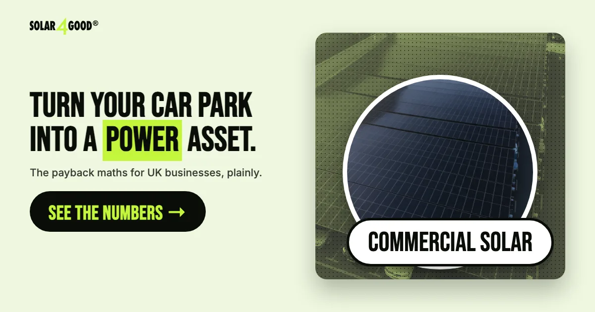 How Solar Carports Turn Commercial Car Parks into Power Assets | UK Guide