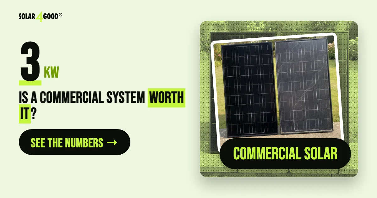 Commercial Solar ROI UK by System Size: 3kW to 20kW Compared