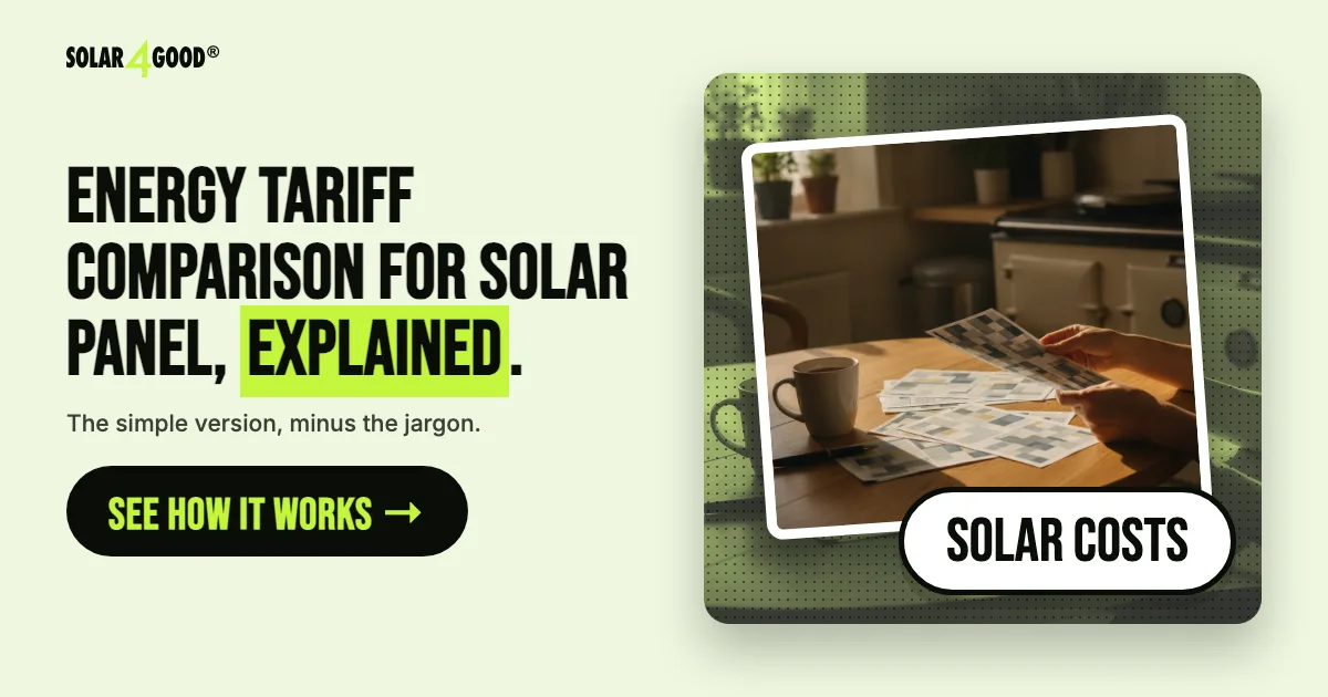 Energy Tariff Comparison for Solar Panel Owners UK (2026 Guide)