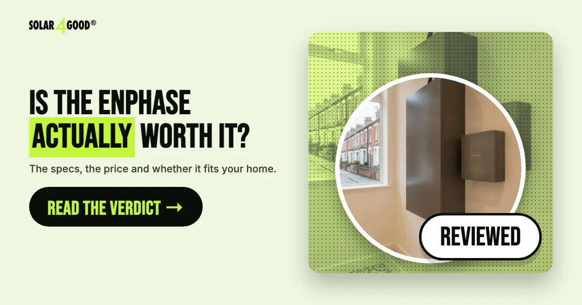 Enphase Review UK 2026: Microinverters, IQ Battery Price