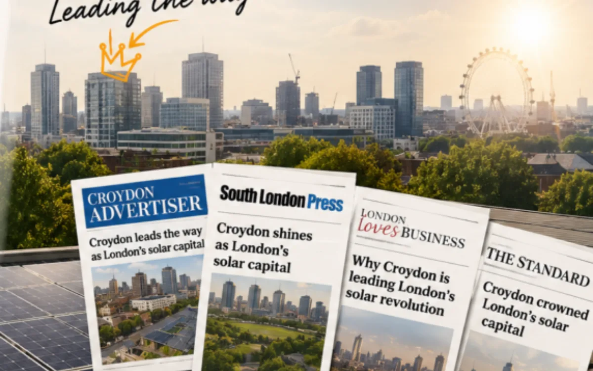 Solar4Good Featured in Your Local Guardian as Croydon Is Crowned London’s Solar Leader