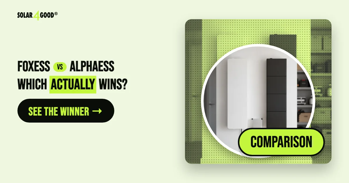 FoxESS vs AlphaESS 2026: Which Battery Is Better? (UK Comparison)