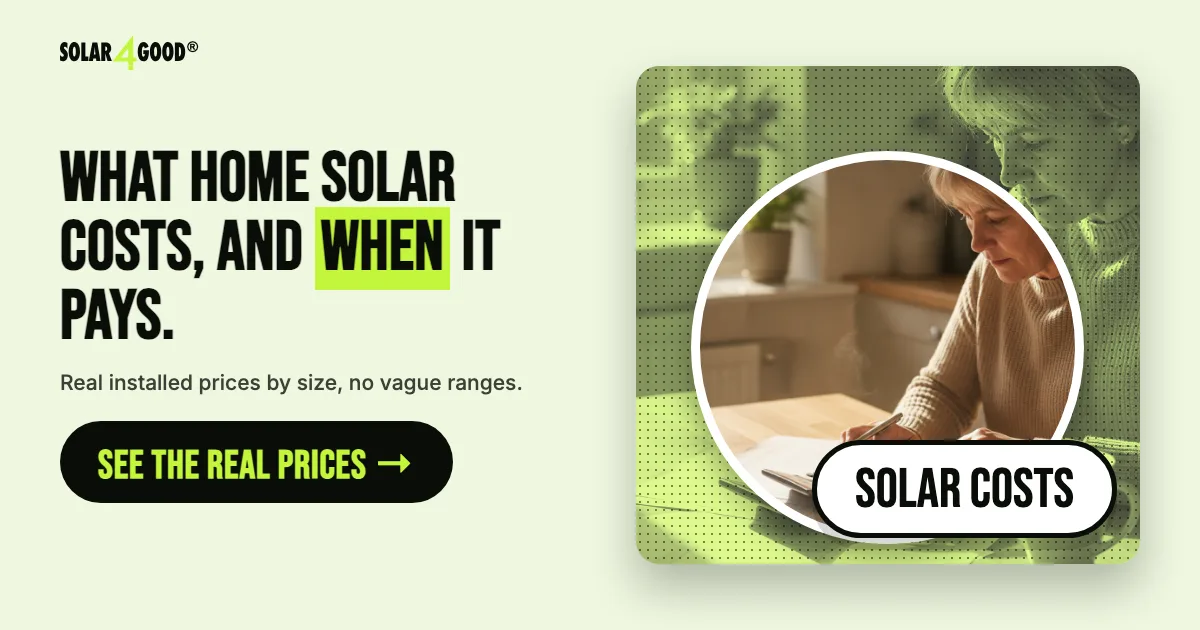Residential Solar Panel Costs & Payback in the UK