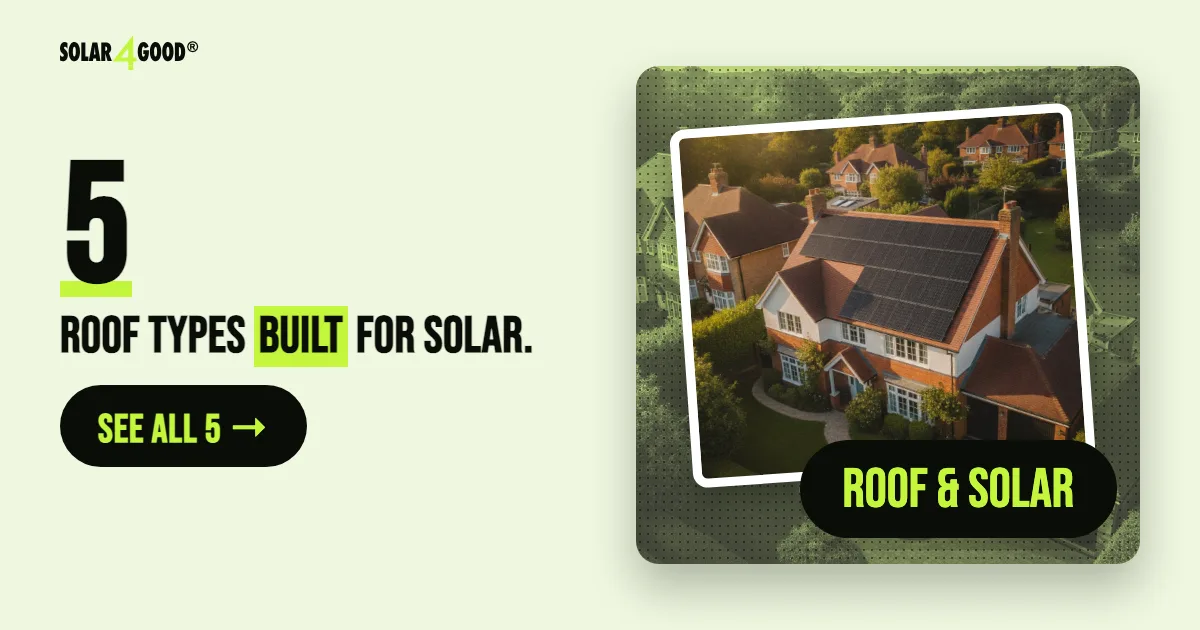 5 Roof Types That Work Best for Solar Panels in the UK