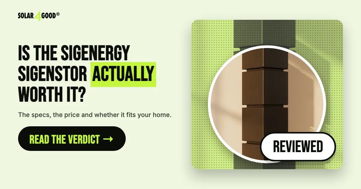 Everything You Need to Know about the Sigenergy SigenStor | Full Battery System Review