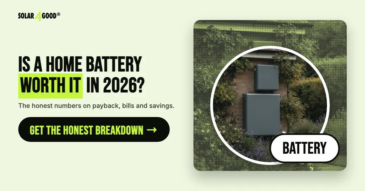 Solar Battery Storage Explained: Is It Worth It for UK Homes in 2026