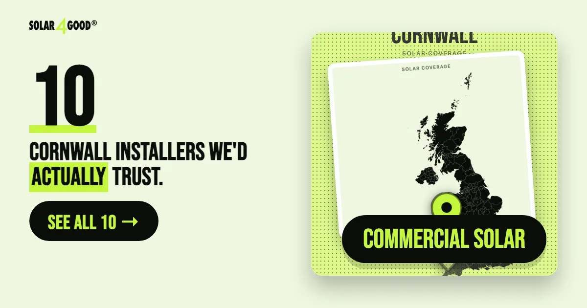 Top 10 Solar Panel Installers in Cornwall: Are They Worth It for Your Home or Business?
