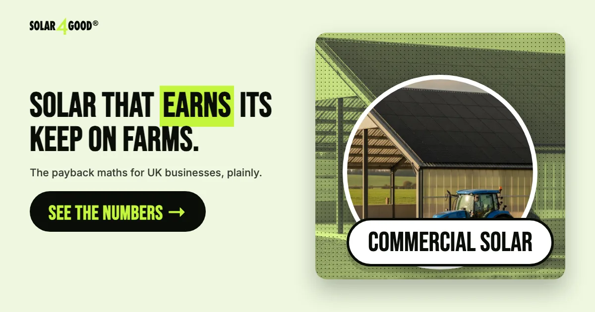 Solar Panels for Agriculture UK: How Solar Supports Farming Operations