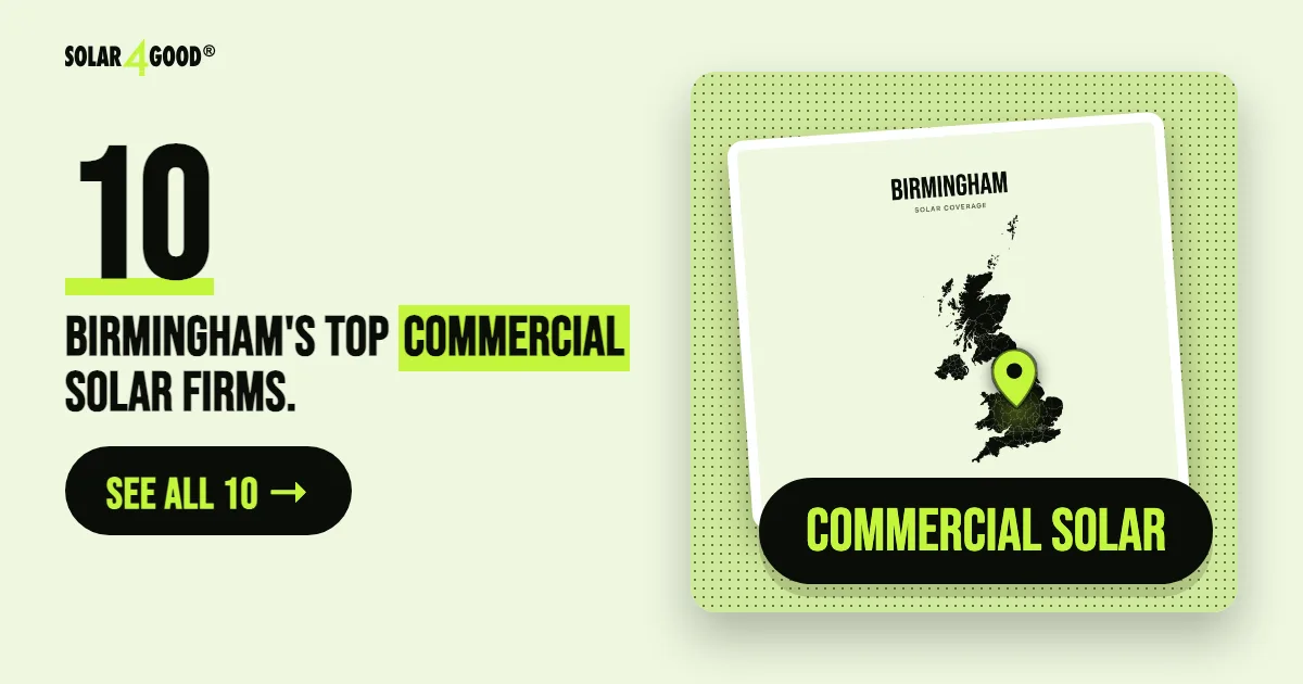 Top 10 commercial solar companies in Birmingham