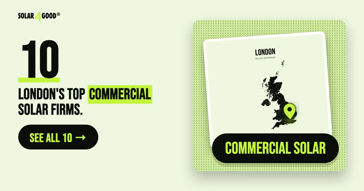 Top 10 commercial solar companies in London