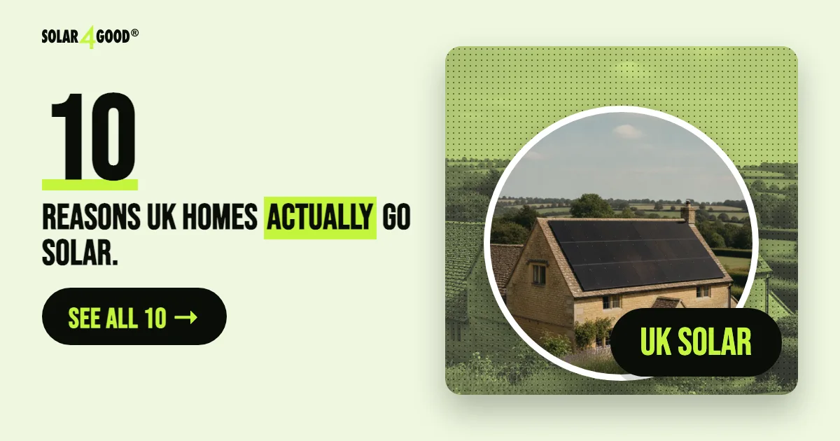 Top 10 Reasons to Get Solar Panels for Your Home in the UK