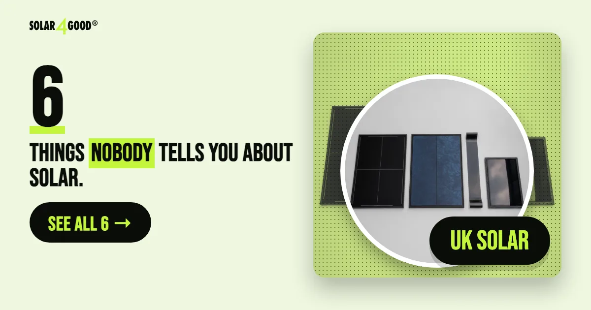 6 Types of Solar Panels: Which One is Best For You?