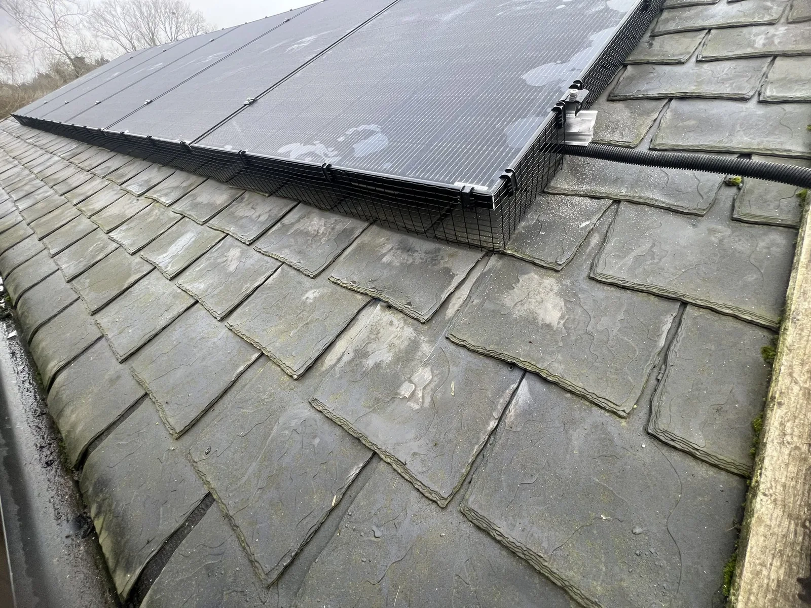 Solar panels on the Chohan family home