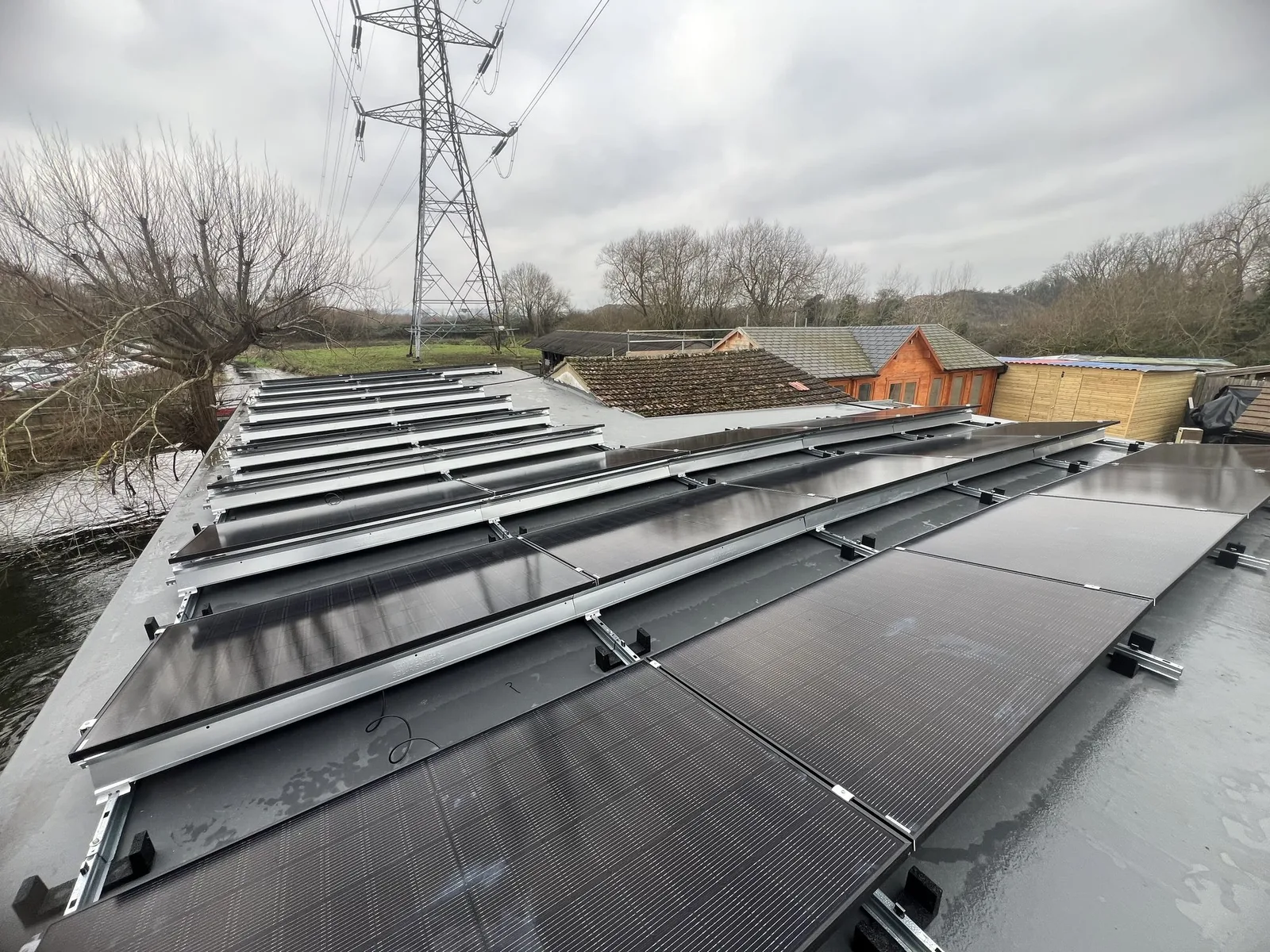 Solar panels on the Chohan family home
