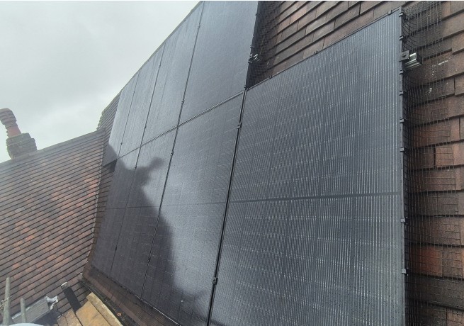 Shelton home solar array across a multi-orientation roof, Birmingham