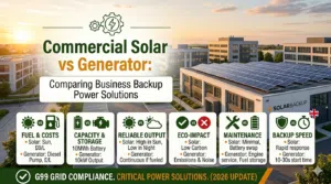 Commercial Solar vs Generator